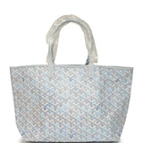 Goyard Goyardine Polar Blue Saint Louis PM Tote Palladium Hardware - Thumbnail View 4