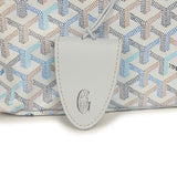 Goyard Goyardine Polar Blue Saint Louis PM Tote Palladium Hardware - Thumbnail View 7