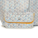 Goyard Goyardine Polar Blue Saint Louis PM Tote Palladium Hardware - Thumbnail View 8