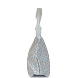 Goyard Goyardine Canvas Polar Blue Boheme Hobo Palladium Hardware - Thumbnail View 3