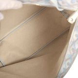 Goyard Goyardine Canvas Polar Blue Boheme Hobo Palladium Hardware - Thumbnail View 9