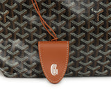 Goyard Goyardine Black and Brown Saint Louis PM Tote Bag Palladium Hardware - Thumbnail View 7