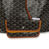 Goyard Goyardine Black and Brown Saint Louis PM Tote Bag Palladium Hardware - Thumbnail View 8