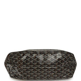 Goyard Goyardine Black and Brown Saint Louis PM Tote Bag Palladium Hardware - Thumbnail View 6