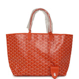 Goyard Goyardine Canvas Orange Saint Louis PM Tote Palladium Hardware - Thumbnail View 1