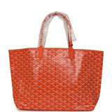 Goyard Goyardine Canvas Orange Saint Louis PM Tote Palladium Hardware - Thumbnail View 5