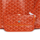 Goyard Goyardine Canvas Orange Saint Louis PM Tote Palladium Hardware - Thumbnail View 8