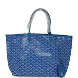 Goyard Goyardine Sky Blue Saint Louis PM Tote Bag Palladium Hardware - Thumbnail View 1