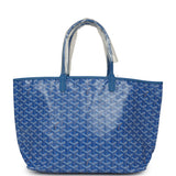 Goyard Goyardine Sky Blue Saint Louis PM Tote Bag Palladium Hardware - Thumbnail View 4