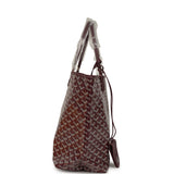 Goyard Goyardine Canvas Burgundy Saint Louis PM Tote Palladium Hardware - Thumbnail View 3
