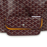 Goyard Goyardine Canvas Burgundy Saint Louis PM Tote Palladium Hardware - Thumbnail View 8