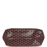 Goyard Goyardine Canvas Burgundy Saint Louis PM Tote Palladium Hardware - Thumbnail View 6