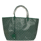 Goyard Goyardine Green Saint Louis GM Tote Bag Palladium Hardware - Thumbnail View 1