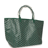 Goyard Goyardine Green Saint Louis GM Tote Bag Palladium Hardware - Thumbnail View 2