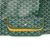 Goyard Goyardine Green Saint Louis GM Tote Bag Palladium Hardware - Thumbnail View 7