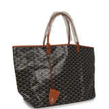 Goyard Goyardine Black and Brown Saint Louis GM Tote Bag Palladium Hardware - Thumbnail View 2