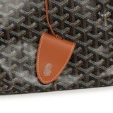 Goyard Goyardine Black and Brown Saint Louis GM Tote Bag Palladium Hardware - Thumbnail View 7