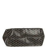 Goyard Goyardine Black and Brown Saint Louis GM Tote Bag Palladium Hardware - Thumbnail View 6