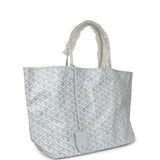 Goyard Goyardine Polar Blue Saint Louis GM Tote Palladium Hardware - Thumbnail View 2