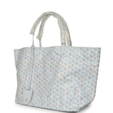 Goyard Goyardine Polar Blue Saint Louis GM Tote Palladium Hardware - Thumbnail View 5