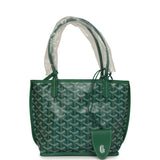 Goyard Goyardine Anjou Green Mini Bag Palladium Hardware - Thumbnail View 1