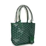 Goyard Goyardine Anjou Green Mini Bag Palladium Hardware - Thumbnail View 2