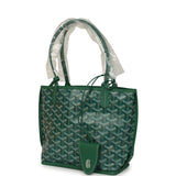 Goyard Goyardine Anjou Green Mini Bag Palladium Hardware - Thumbnail View 5