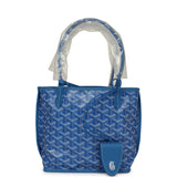 Goyard Goyardine Anjou Sky Blue Mini Bag Palladium Hardware - Thumbnail View 1