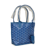 Goyard Goyardine Anjou Sky Blue Mini Bag Palladium Hardware - Thumbnail View 2