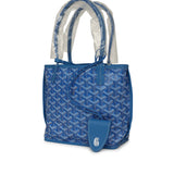 Goyard Goyardine Anjou Sky Blue Mini Bag Palladium Hardware - Thumbnail View 5