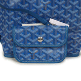 Goyard Goyardine Anjou Sky Blue Mini Bag Palladium Hardware - Thumbnail View 7