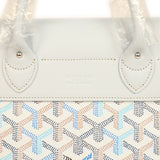 Goyard Goyardine Canvas Polar Blue Mini Alpin Backpack Palladium Hardware - Thumbnail View 7