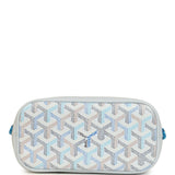 Goyard Goyardine Canvas Polar Blue Mini Alpin Backpack Palladium Hardware - Thumbnail View 6