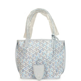 Goyard Goyardine Anjou Polar Blue Mini Bag Palladium Hardware - Thumbnail View 1
