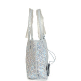 Goyard Goyardine Anjou Polar Blue Mini Bag Palladium Hardware - Thumbnail View 3
