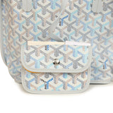 Goyard Goyardine Anjou Polar Blue Mini Bag Palladium Hardware - Thumbnail View 7