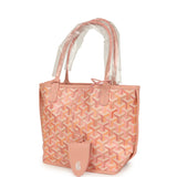 Goyard Goyardine Anjou Powder Pink Mini Bag Palladium Hardware - Thumbnail View 5