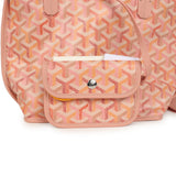 Goyard Goyardine Anjou Powder Pink Mini Bag Palladium Hardware - Thumbnail View 7