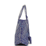 Goyard Goyardine Blueberry Purple Saint Louis PM Tote Palladium Hardware - Thumbnail View 3