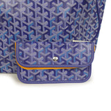 Goyard Goyardine Blueberry Purple Saint Louis PM Tote Palladium Hardware - Thumbnail View 7