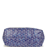 Goyard Goyardine Blueberry Purple Saint Louis PM Tote Palladium Hardware - Thumbnail View 6