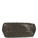 Goyard Goyardine "Hulot Dog" Black and Brown Saint Louis GM Tote Bag Palladium Hardware - Thumbnail View 6