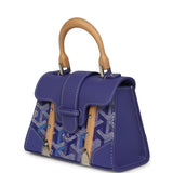 Goyard Goyardine Canvas Blueberry Purple Saigon Structure Nano Palladium Hardware - Thumbnail View 5