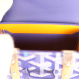 Goyard Goyardine Canvas Blueberry Purple Saigon Structure Nano Palladium Hardware - Thumbnail View 8