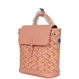 Goyard Goyardine Canvas Powder Pink Mini Alpin Backpack Palladium Hardware - Thumbnail View 5