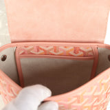 Goyard Goyardine Canvas Powder Pink Mini Alpin Backpack Palladium Hardware - Thumbnail View 9