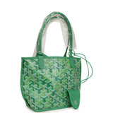 Goyard Goyardine Anjou Meadow Green Mini Bag Palladium Hardware - Thumbnail View 2