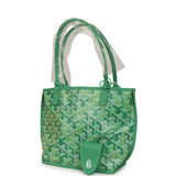 Goyard Goyardine Anjou Meadow Green Mini Bag Palladium Hardware - Thumbnail View 5
