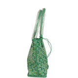 Goyard Goyardine Anjou Meadow Green Mini Bag Palladium Hardware - Thumbnail View 3