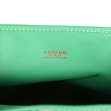 Goyard Goyardine Anjou Meadow Green Mini Bag Palladium Hardware - Thumbnail View 10